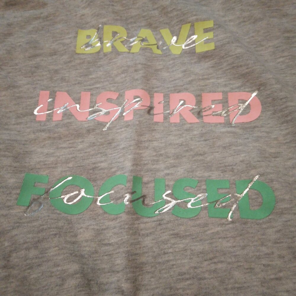 Inspirational Athletic works girls 10/12 t shirt